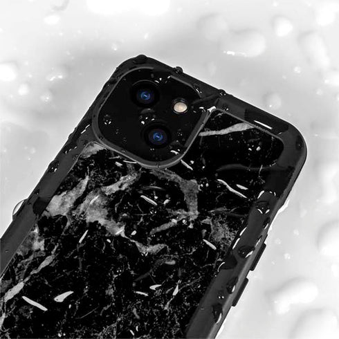 Crushed Black iPhone 15 Waterproof Case